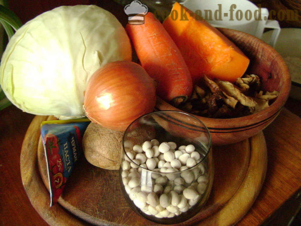 Зеленчукова супа с гъби и боб - Как да се готви супа с гъби, стъпка по стъпка рецепти снимки