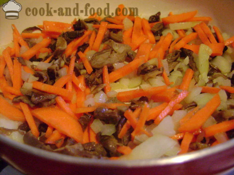 Зеленчукова супа с гъби и боб - Как да се готви супа с гъби, стъпка по стъпка рецепти снимки
