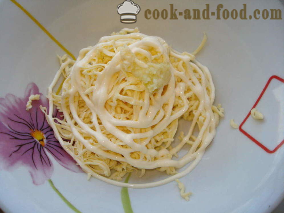 Снек на сирене, краставици и орехи - как да се подготви на бърза закуска, стъпка по стъпка рецепти снимки
