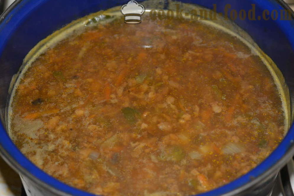 Домашна туршия с гъби и краставици - Как да се готви без месо и туршия ечемик, стъпка по стъпка рецепти снимки