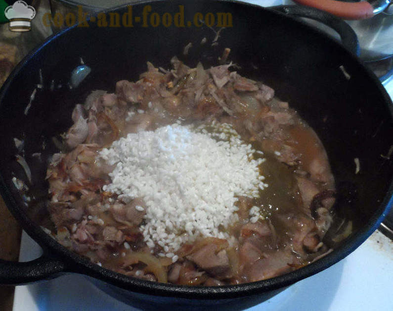 Kharcho супа с ориз - как да се готви супа ровя у дома си, стъпка по стъпка рецепти снимки