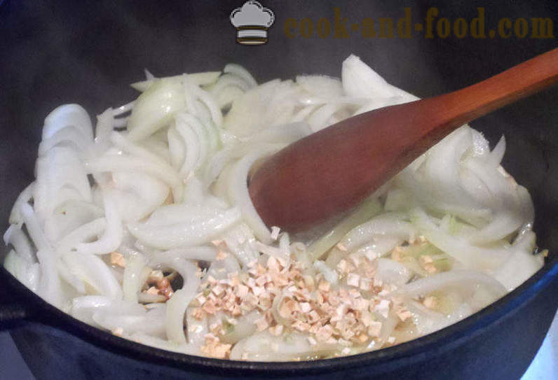 Kharcho супа с ориз - как да се готви супа ровя у дома си, стъпка по стъпка рецепти снимки