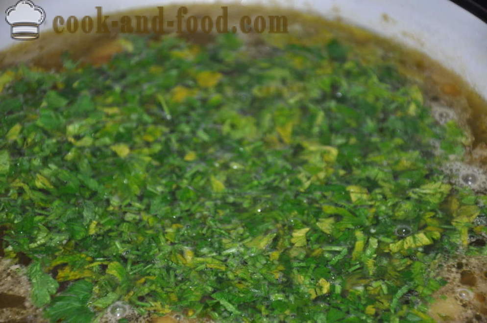 Delicious гъбена супа с гъби - как да се готвя гъбена супа с гъби, стъпка по стъпка рецепти снимки