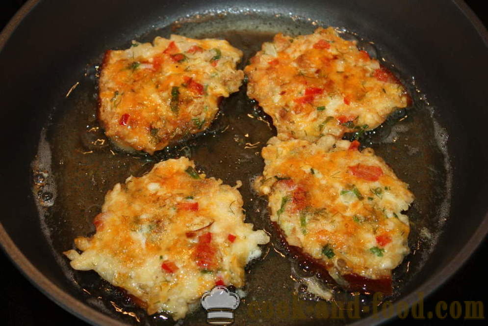 Горещи сандвичи със сирене и яйца - как да се направи горещи сандвичи в тигана, стъпка по стъпка рецепти снимки