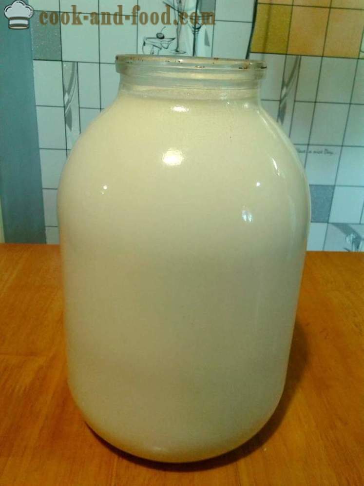 Извара от пресечено мляко - как да се направи извара от пресечено мляко, стъпка по стъпка рецепти снимки