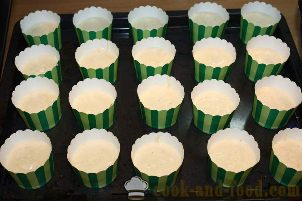 Ванилови кексчета с крем отгоре-стъпка по стъпка, как да направите тарталети със сметана на върха, рецепта със снимка