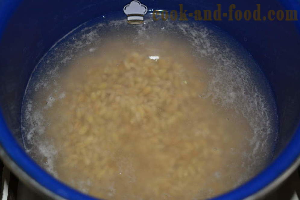Кюфтета от мляно месо с ечемик във фурната - как да се готвя кюфтета с сос, стъпка по стъпка рецепти снимки