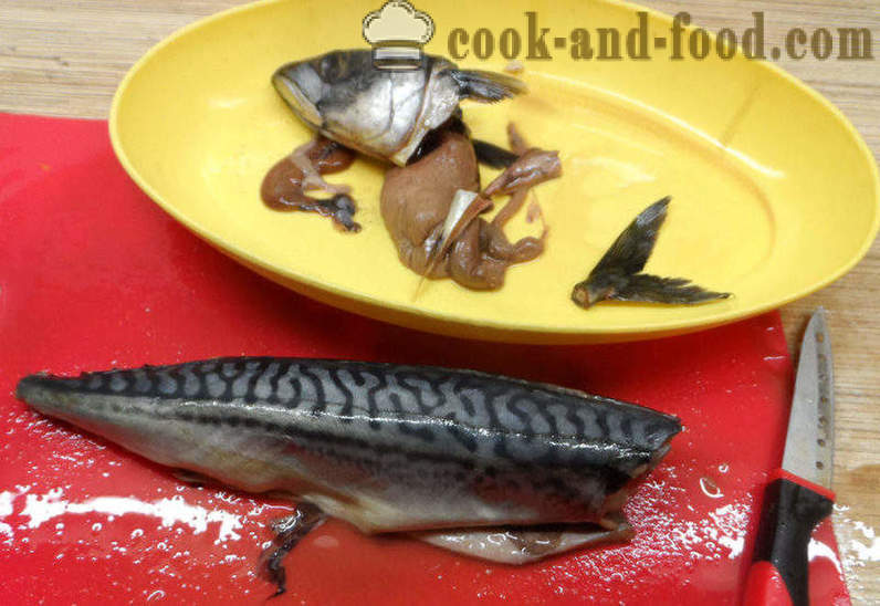 Fishcakes скумрия - как да се готви риба торти от скумрия, стъпка по стъпка рецепти снимки