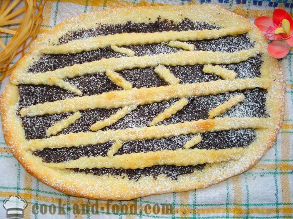 Мая торта с маково семе във фурната - как да се готви торта с маково семе, стъпка по стъпка рецепти снимки