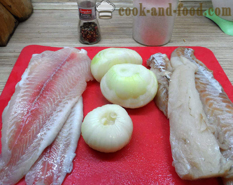 Пай с риба от тесто с мая във фурната - как да се готвя пай с риба, стъпка по стъпка рецепти снимки
