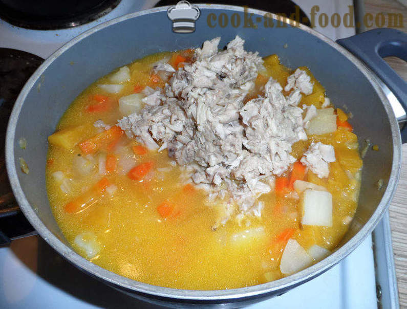 Тиква и супа от леща - как да се готви супа от леща кафяви, стъпка по стъпка рецепти снимки