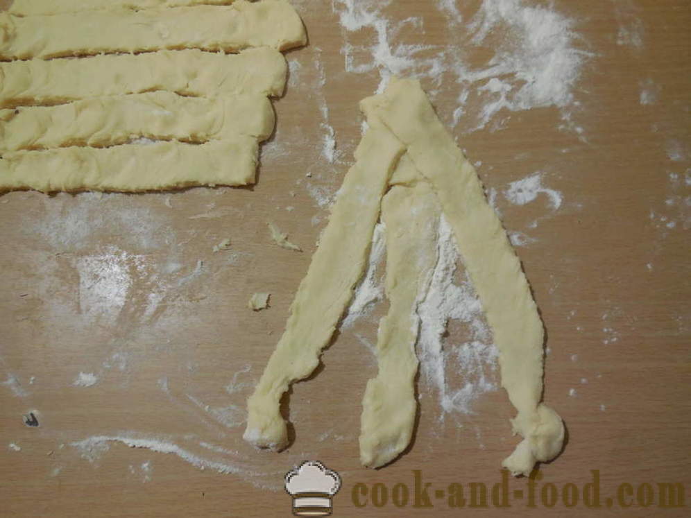 Прости бисквити извара - как да се направи извара бисквити, стъпка по стъпка рецепти снимки