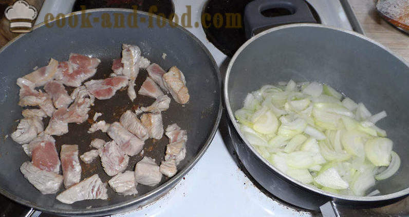Турция с гъби в сметанов сос - стъпка по стъпка как да се готвя пуйка с гъби, рецепта със снимка