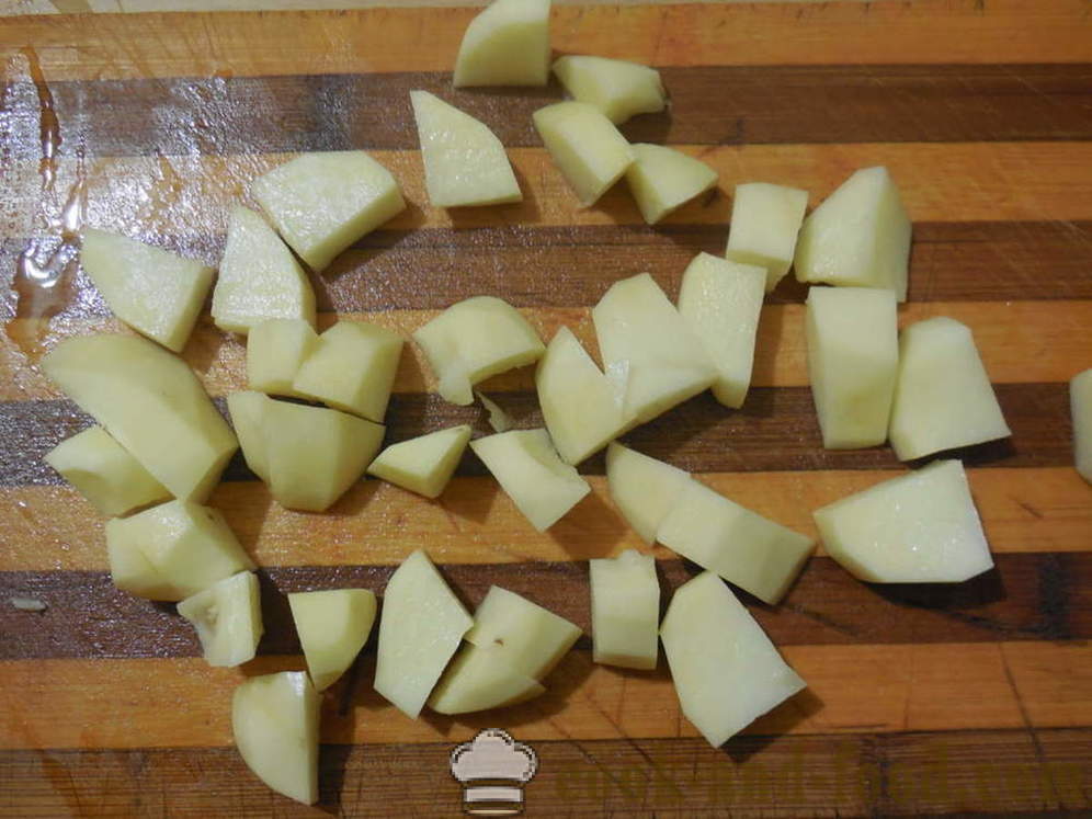 Задушено месо с месо и картофи - как да се готвя гърне печено във фурната, с една стъпка по стъпка рецепти снимки