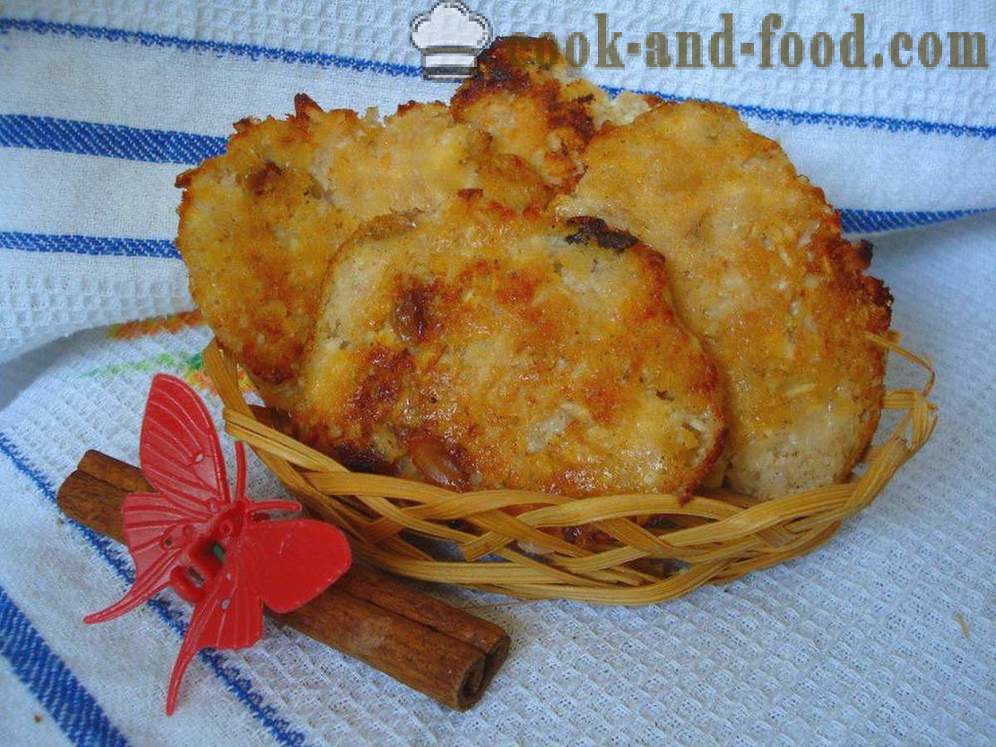 Фитнес бисквитки овесени ядки - как да се готвя овесени бисквити, стъпка по стъпка рецепти снимки