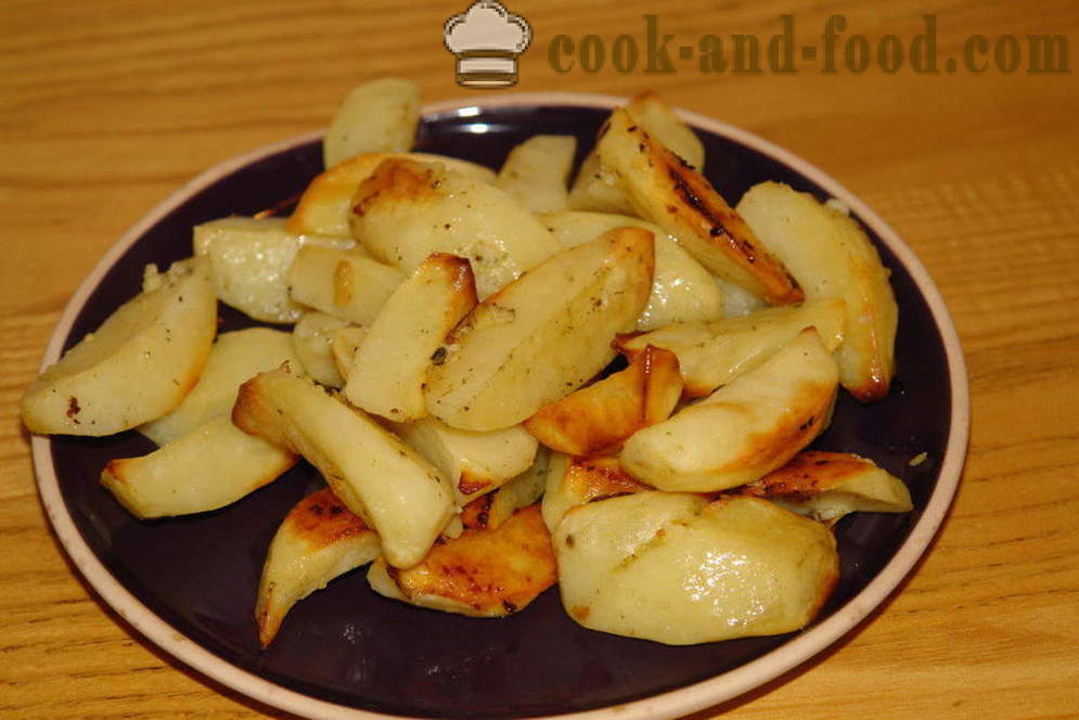 Картофи запечени на фурна - като печени филийки картофи на фурна, с една стъпка по стъпка рецепти снимки