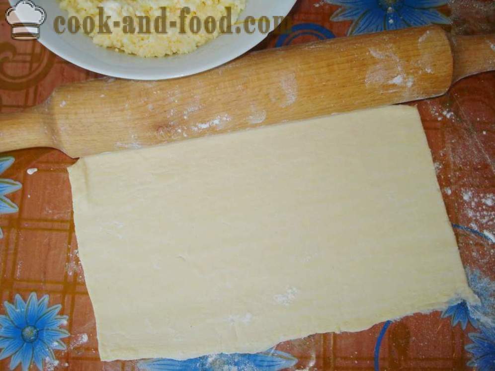 Puffs със сирене бутер тесто - стъпка по стъпка, как да правят бутер тесто със сирене на фурна, рецептата със снимка