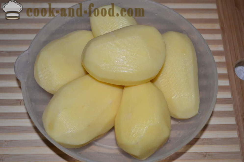 Tender пилешки дробчета с картофи в multivarka - как да се готвя картофи с пилешки дробчета в multivarka, стъпка по стъпка рецепти снимки