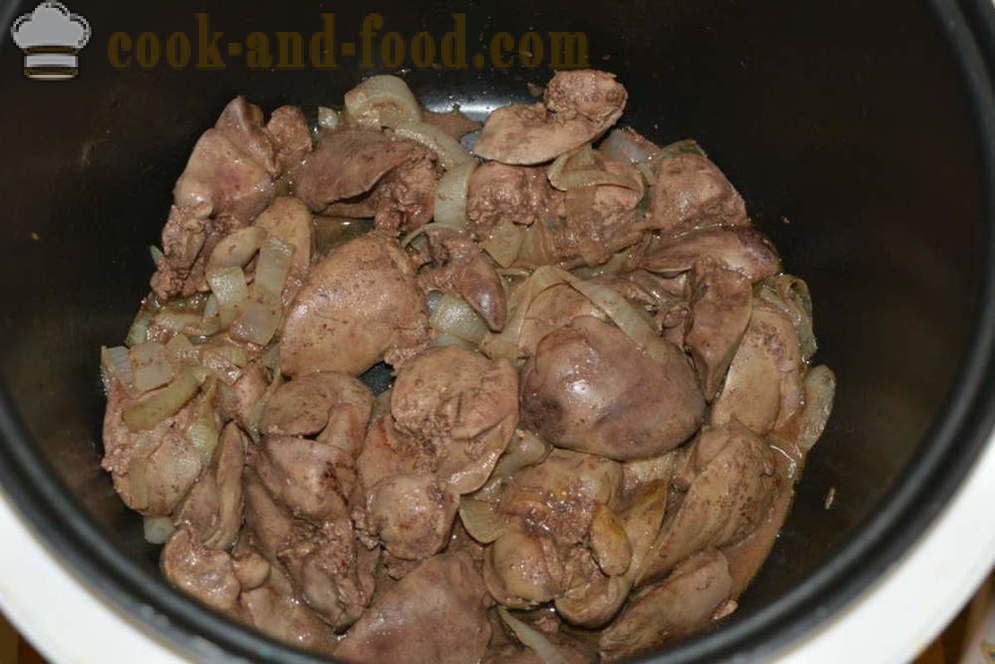 Tender пилешки дробчета с картофи в multivarka - как да се готвя картофи с пилешки дробчета в multivarka, стъпка по стъпка рецепти снимки