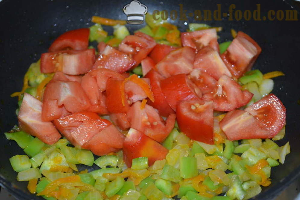 Delicious ронлива елда със зеленчуци в тиган - Как да се готви елда със зеленчуци, стъпка по стъпка рецепти снимки