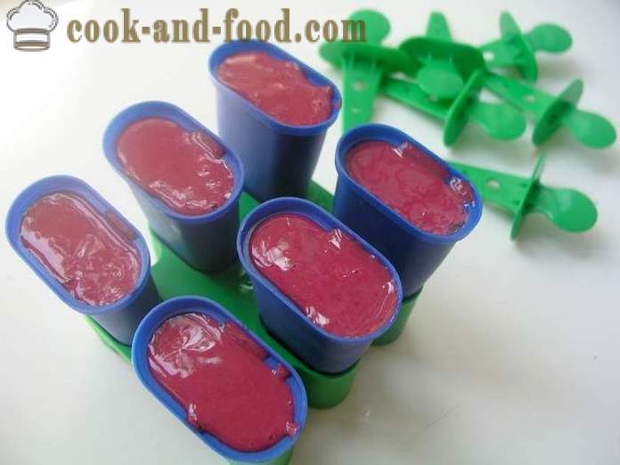 Домашна плодове лед - как да се направи popsicles у дома, стъпка по стъпка рецепта със снимки Popsicle