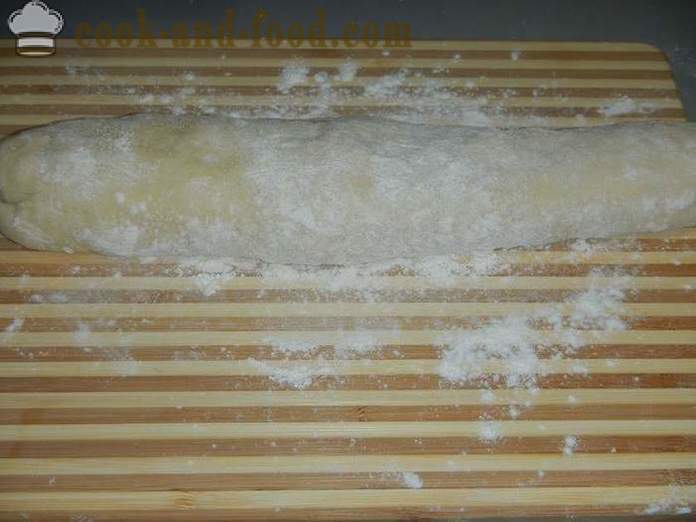 Домашна понички въздух на топено сирене - как да се готвя понички въздух, стъпка по стъпка рецепти снимки