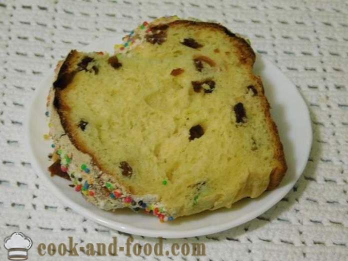 Масло торта със стафиди - как да се пекат торта със стафиди - стъпка по стъпка рецепти снимки