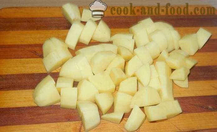 Супа с кнедли в месото бульон - Как да направим кнедли яйца и брашно - стъпка по стъпка рецепти снимки