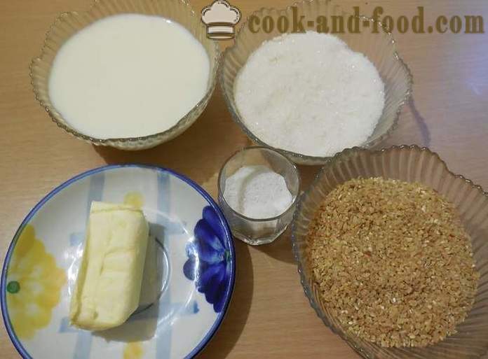 Как да се готви зърнени култури пшеница с мляко - стъпка по стъпка рецепти снимки