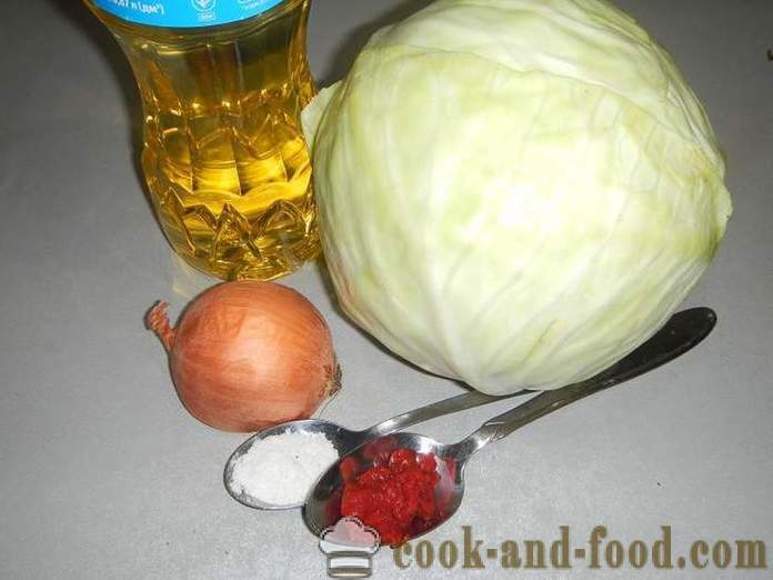 Запържете зеле с домати - сочни и вкусни - как да се готви задушено зеле - стъпка по стъпка рецепта със снимки