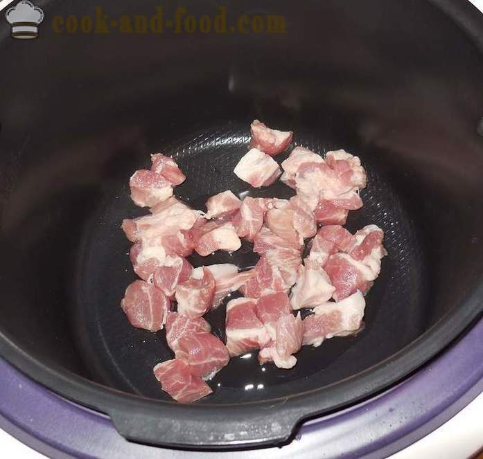 Грахова супа в multivarka, с месо и пушени - как да се готвя грахова супа - стъпка по стъпка рецепти снимки
