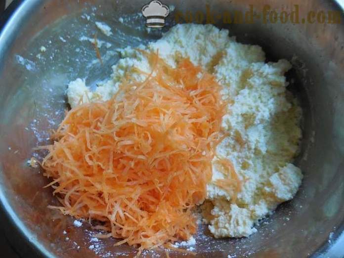 Извара кексове с моркови в multivarka - как да готвят морков чийзкейк - стъпка по стъпка рецепти снимки