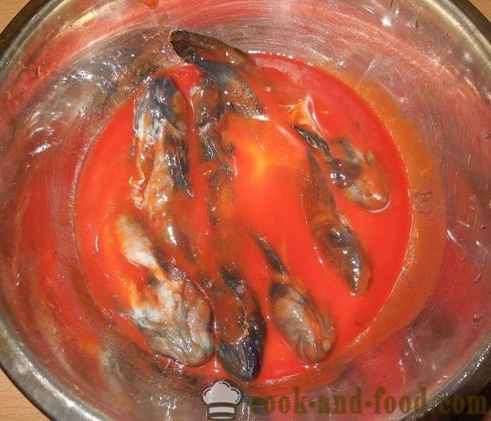 Вкусни пържени попчета в доматен сос, хрупкава - рецепта със снимки как да правят черен бик
