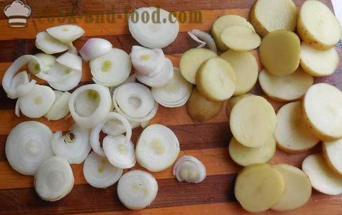 Зеленчукова готвене с гъби и картофи в multivarka - как да се готвя зеленчуци за готвене - рецепта със снимки - стъпка по стъпка