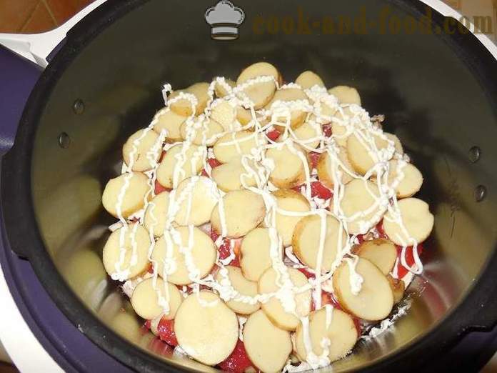 Зеленчукова готвене с гъби и картофи в multivarka - как да се готвя зеленчуци за готвене - рецепта със снимки - стъпка по стъпка