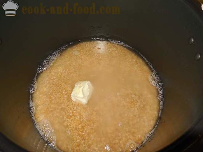 Loose пшеница овесена каша на водата в multivarka - как да се варят пшеница овесена каша по водата - рецептата със снимка
