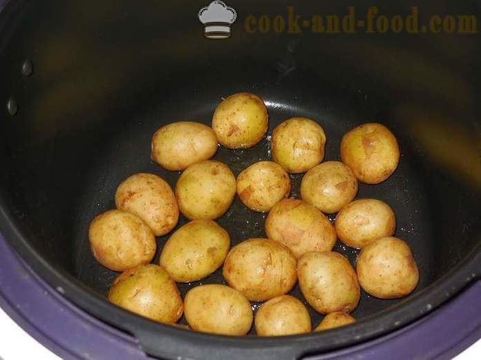Млади картофи multivarka със заквасена сметана, копър и чесън - стъпка по стъпка рецепта със снимки и вкусни да се готви нови картофи