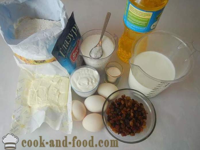 Лесна и вкусна Великден със стафиди в мляко - стъпка по стъпка рецепта със снимки как да се пекат Пасха у дома