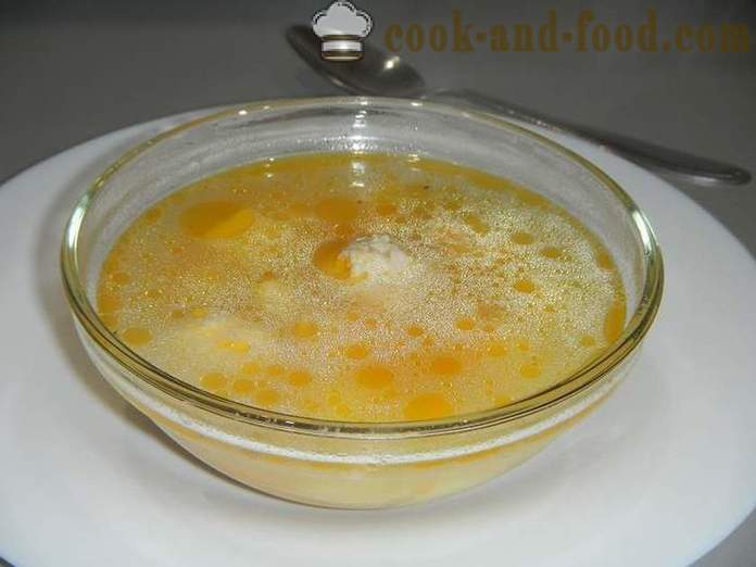 Delicious супа с кюфтета и юфка - стъпка по стъпка рецепта със снимки как да се готви супа с кюфтета