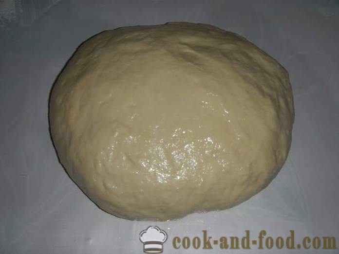 Дрожди торти със зеле пържени в тиган - как да се готви тестото като перце и вкусно постно плънка, стъпка по стъпка рецепти снимки