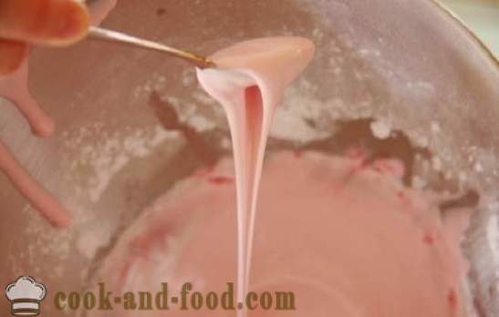 Сурови бял и цветен глазура - рецепта как да се подготви глазура от пудра захар и протеини
