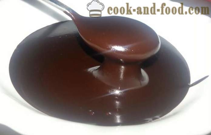 Най-добър шоколадова глазура със заквасена сметана - рецепта как да се направи глазура от какао, сметана и масло, с видео
