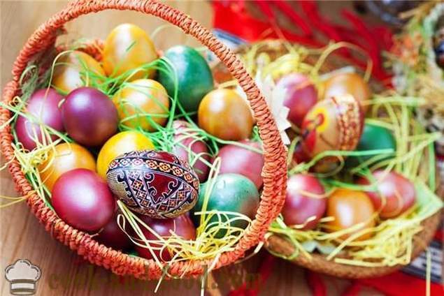 Боядисани яйца или Krashenki - как да се боядисват яйца за Великден