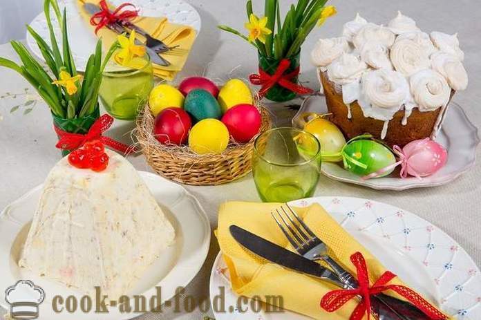 Кулинарни традиции и обичаи на Великден - Великден маса в славянска православна традиция
