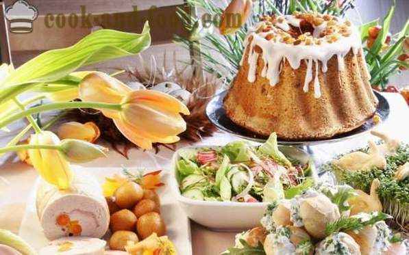 Кулинарни традиции и обичаи на Великден - Великден маса в славянска православна традиция