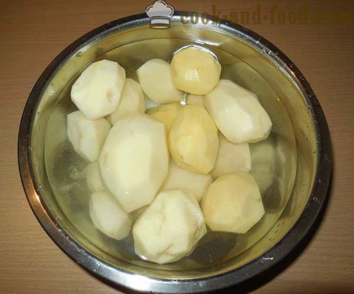 Пържени картофи в тиган с бекон и яйца - как да приготвят вкусни пържени картофи и правилно, стъпка по стъпка рецепта със снимки.