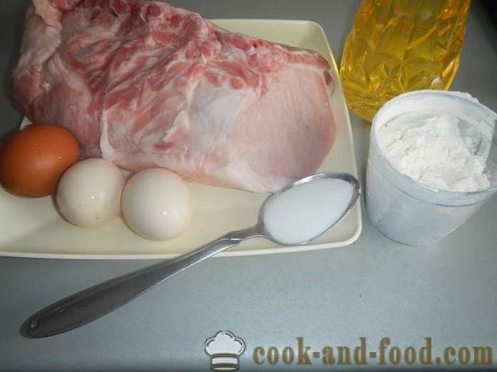 Сочни свински пържоли с чеснов сос - как да се готви сочни свински пържоли, стъпка по стъпка рецепта със снимки.