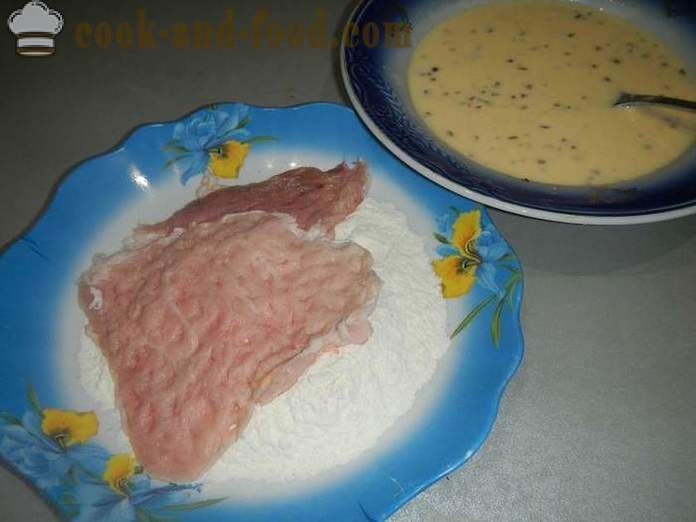 Сочни свински пържоли с чеснов сос - как да се готви сочни свински пържоли, стъпка по стъпка рецепта със снимки.
