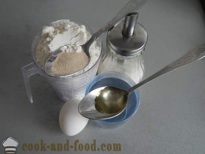 Постни сладки понички на мая и вода, пържени в тиган - като готвач понички в дрожди, рецепта със снимка
