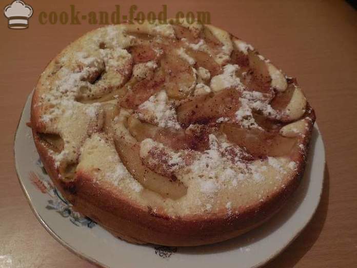 Lush ябълков пай в multivarka с канела и джинджифил - как да се направи ябълков пай в multivarka, стъпка по стъпка рецепта със снимки.